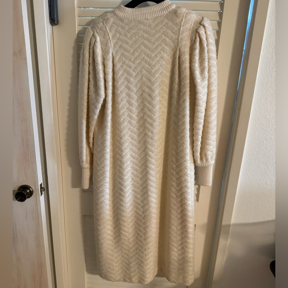 SIDEEFFECTS mohair chunky knit cream XL - Picture 2 of 5